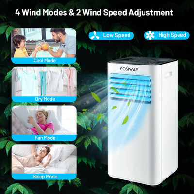 *Portable Air Conditioner 10000 BTU Evaporative Air Cooler Dehumidifier-White