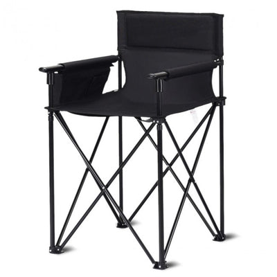 *Portable 38 Inch Oversized High Camping Fishing Folding Chair