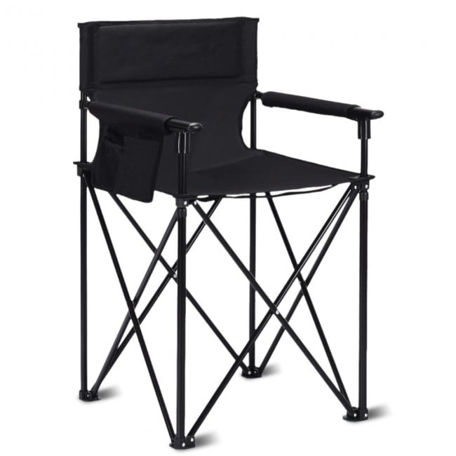 *Portable 38 Inch Oversized High Camping Fishing Folding Chair