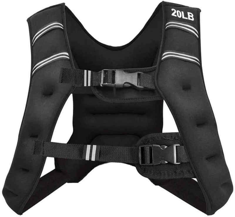 *Training Weight Vest Workout Equipment with Mesh Bag and Adjustable Buckles - 20 lbs