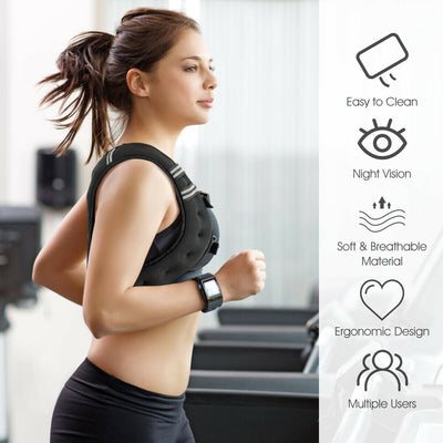 *Training Weight Vest Workout Equipment with Mesh Bag and Adjustable Buckles - 12 lbs