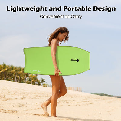 *Super Surfing  Lightweight Bodyboard with Leash - L
