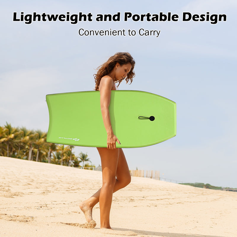 *Super Surfing  Lightweight Bodyboard with Leash - L