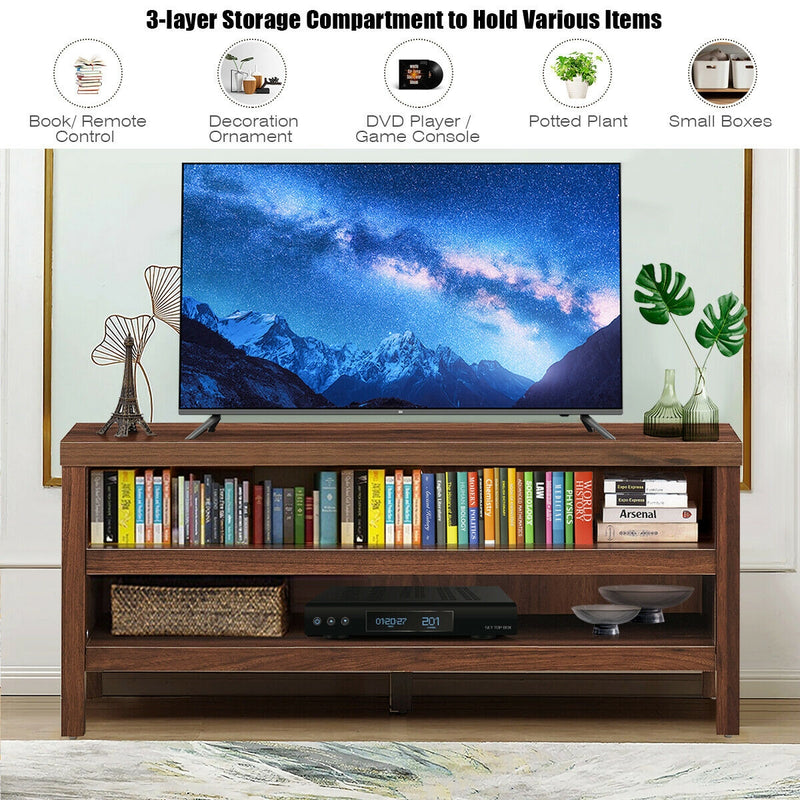 3-Tier TV Stand Console Cabinet for TV&