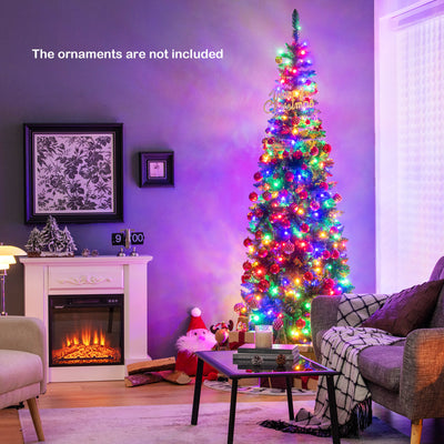 Artificial National Foot Kingswood Fir Pencil Christmas Tree-7.5 ft
