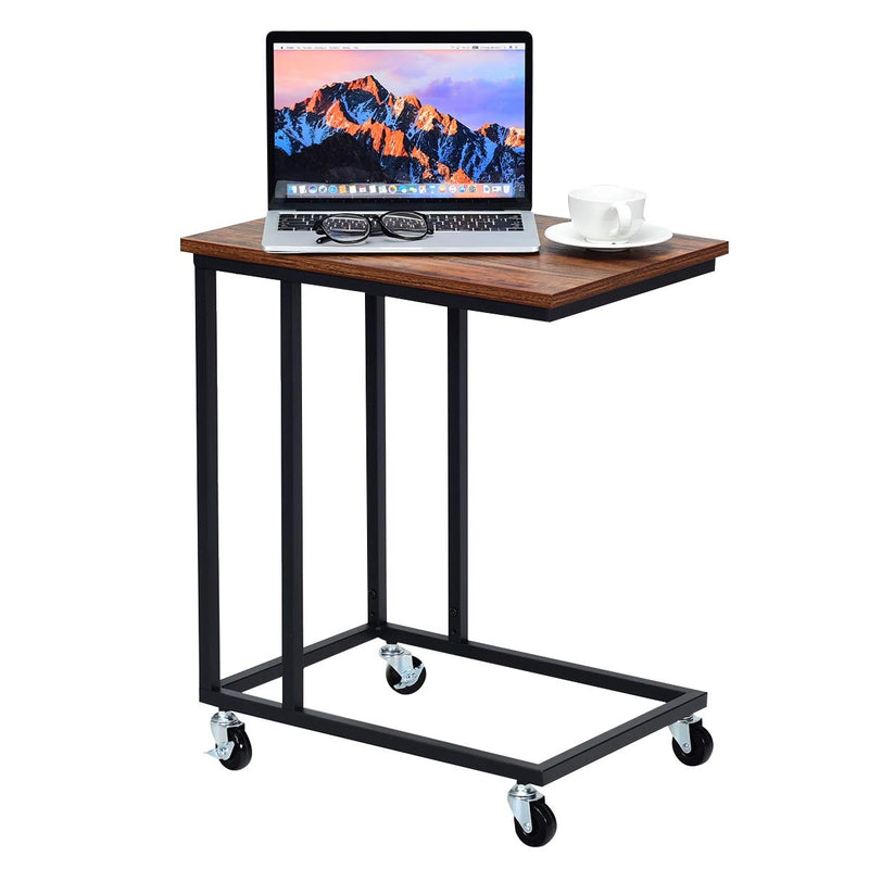 Laptop Holder Sofa Multiple Side End MobileTable-Brown
