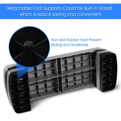 backordered - *35 Inch Aerobic Cardio Adjustable Exercise Stepper with Risers