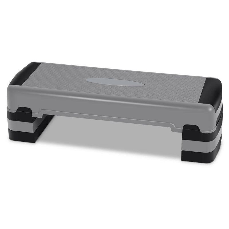 backordered - *35 Inch Aerobic Cardio Adjustable Exercise Stepper with Risers