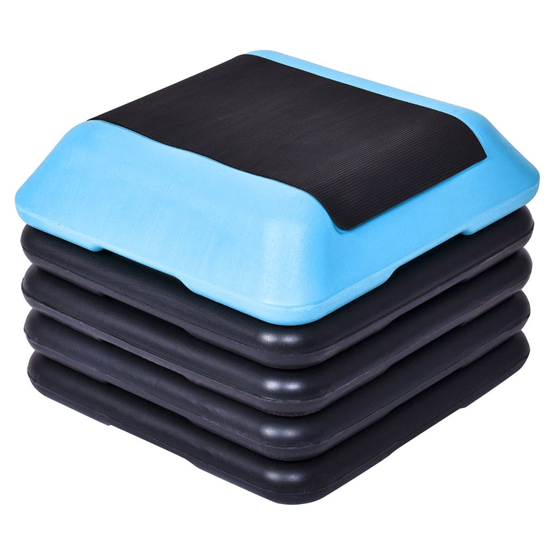 backordered - *16 x 16 Inch Adjustable 4 Risers Lightweight Aerobic Pedals