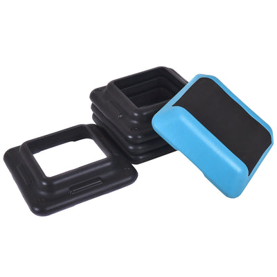 backordered - *16 x 16 Inch Adjustable 4 Risers Lightweight Aerobic Pedals