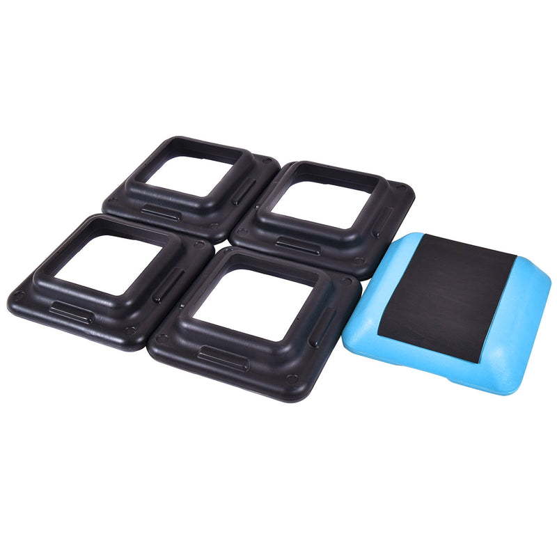 backordered - *16 x 16 Inch Adjustable 4 Risers Lightweight Aerobic Pedals