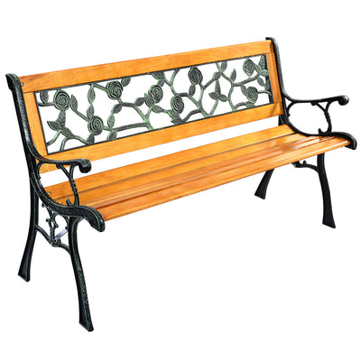 *49 1/2 Inch Patio Park Garden Porch Chair Bench