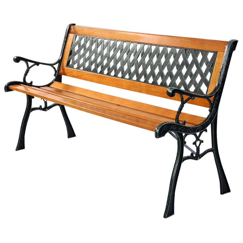 *Outdoor Cast Iron Patio Bench