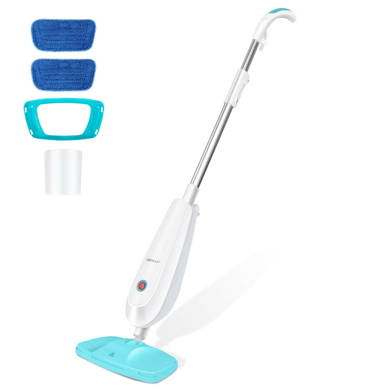 1100 W Electric Steam Mop with Water Tank for Carpet-Gray