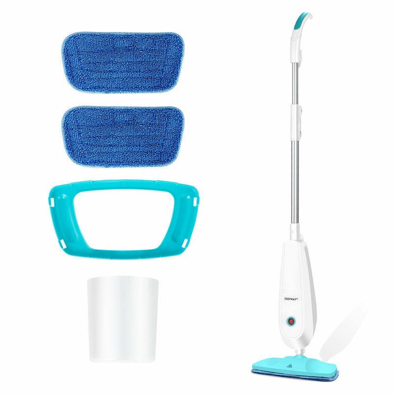 1100 W Electric Steam Mop with Water Tank for Carpet-Gray
