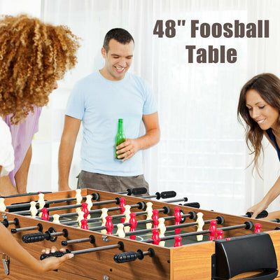 *48 Inch 3-In-1 Multi Combo Game Table with Soccer for Game Rooms