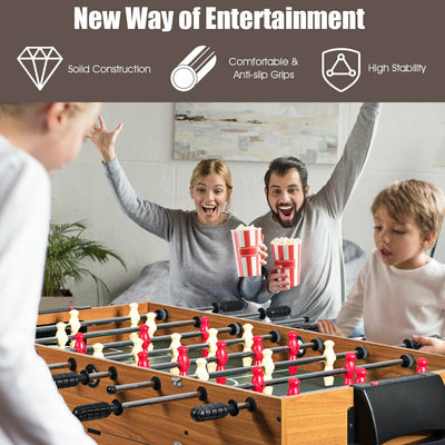 *48 Inch 3-In-1 Multi Combo Game Table with Soccer for Game Rooms