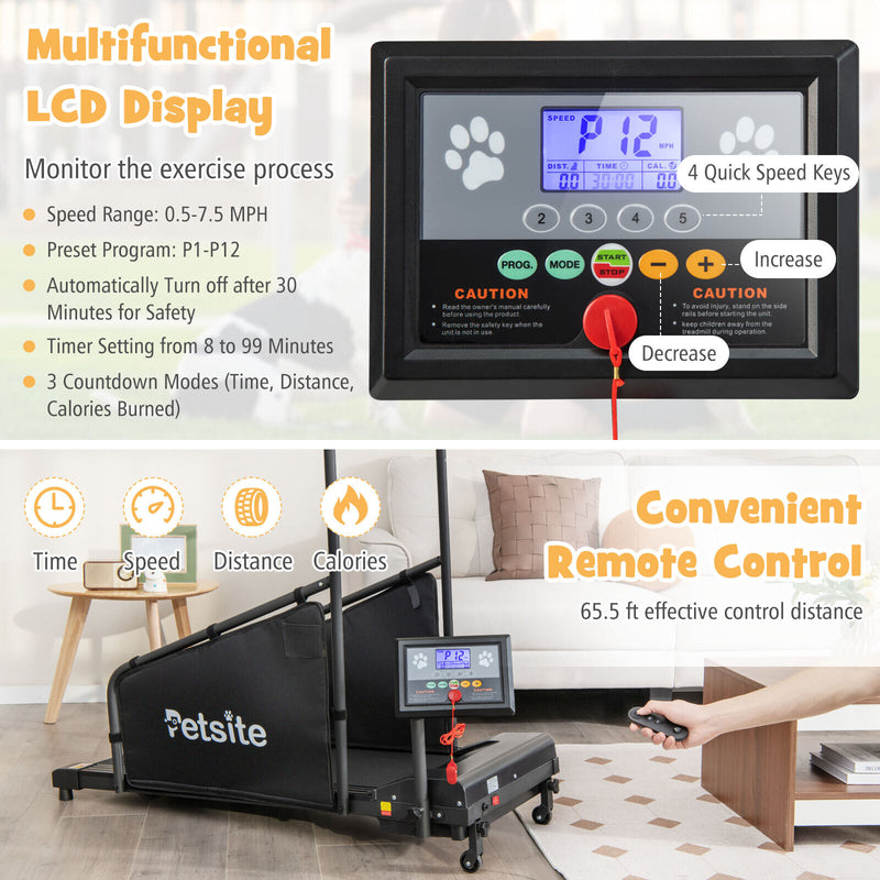 Pet Exercise Equipment with Remote Control