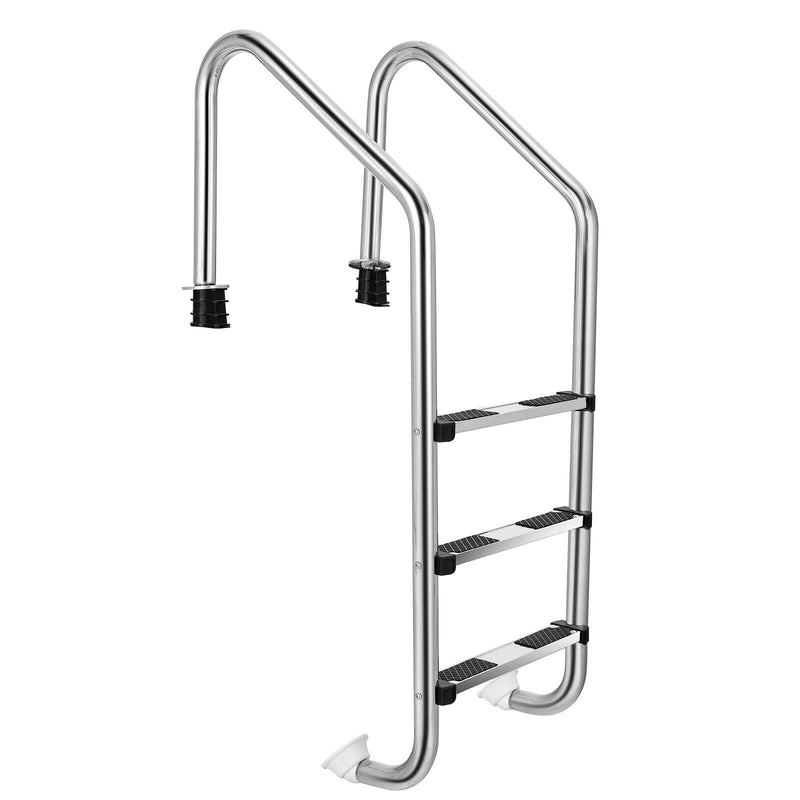 *3-Step Stainless Steel Swimming Pool Ladder with Anti-Slip Step
