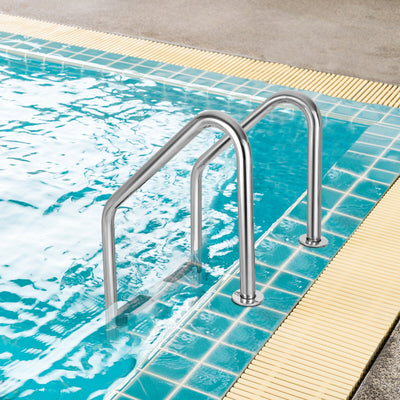 *3-Step Stainless Steel Swimming Pool Ladder with Anti-Slip Step