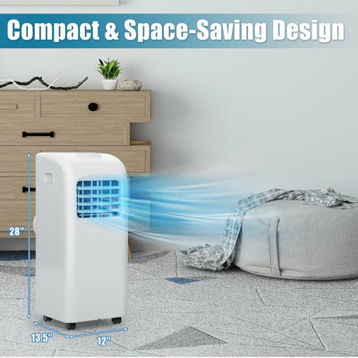 *8000 BTU(Ashrae) Portable Air Conditioner with Dehumidifier Function
