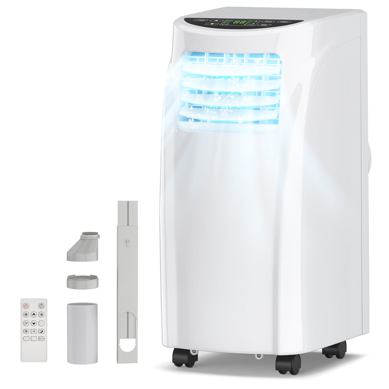 8000 BTU Portable Air Conditioner with Dehumidifier Function and Sleep Mode