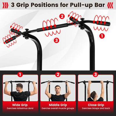 *Power Tower Pull Up Bar Stand with Adjustable Heights and Bench