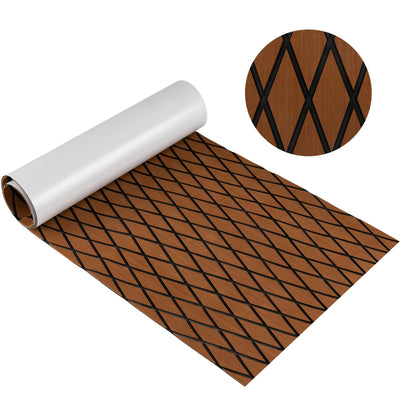 *EVA Foam Boat Decking Sheet with Diamond Shape for Boat Surfboard - Brown