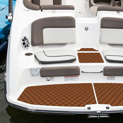 *EVA Foam Boat Decking Sheet with Diamond Shape for Boat Surfboard - Brown