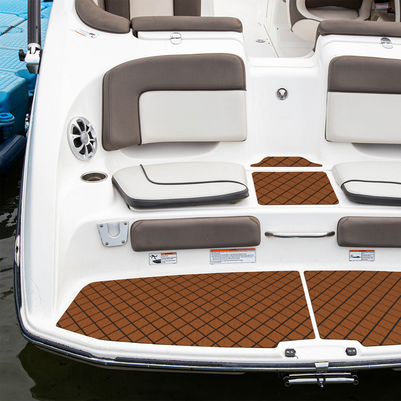 *EVA Foam Boat Decking Sheet with Diamond Shape for Boat Surfboard - Brown