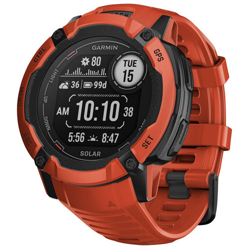 *Garmin - Instinct 2X Solar 53mm GPS Golf Watch with Heart Rate Monitor