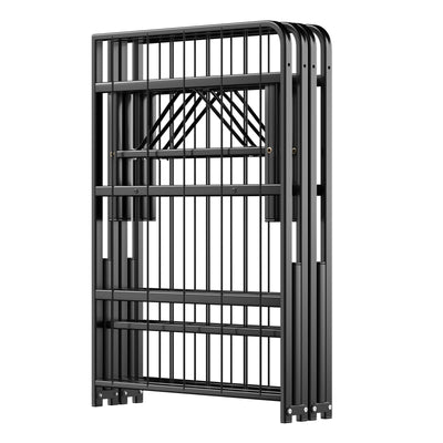 Twin/Full/Queen Size Foldable Metal Platform Bed with Tool-Free Assembly-Queen size