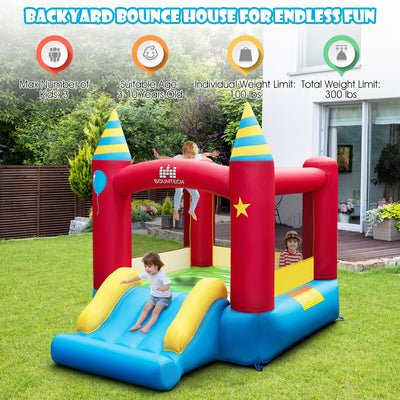 *Inflatable Kids Bounce Castle with 480W Blower