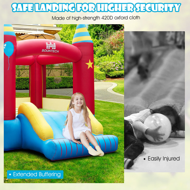 *Inflatable Kids Bounce Castle with 480W Blower