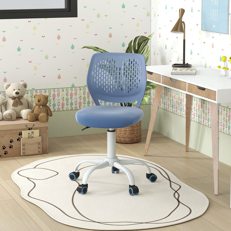 *Ergonomic Children Study Chair with Adjustable Height - Blue