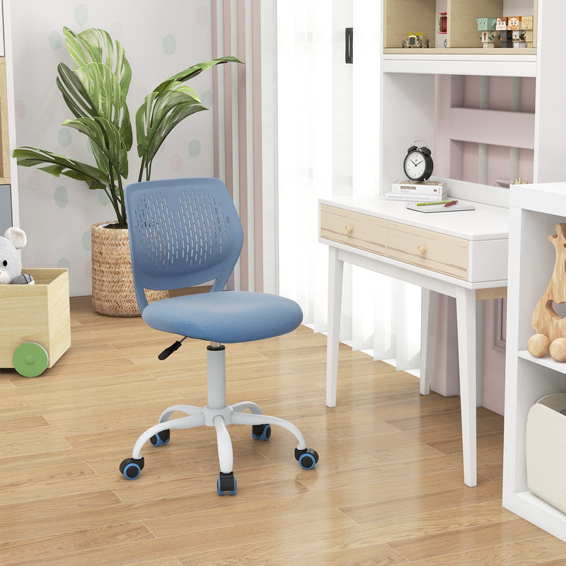*Ergonomic Children Study Chair with Adjustable Height - Blue