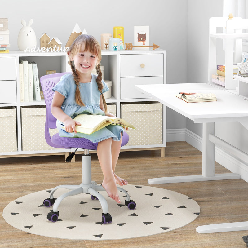 *Ergonomic Children Study Chair with Adjustable Height - Purple