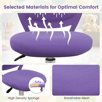 *Ergonomic Children Study Chair with Adjustable Height - Purple