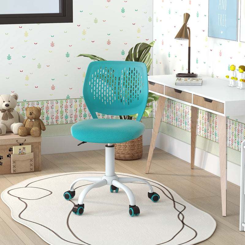 *Ergonomic Children Study Chair with Adjustable Height - Turquoise
