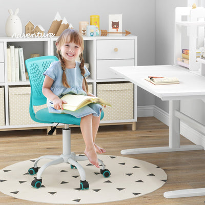 *Ergonomic Children Study Chair with Adjustable Height - Turquoise
