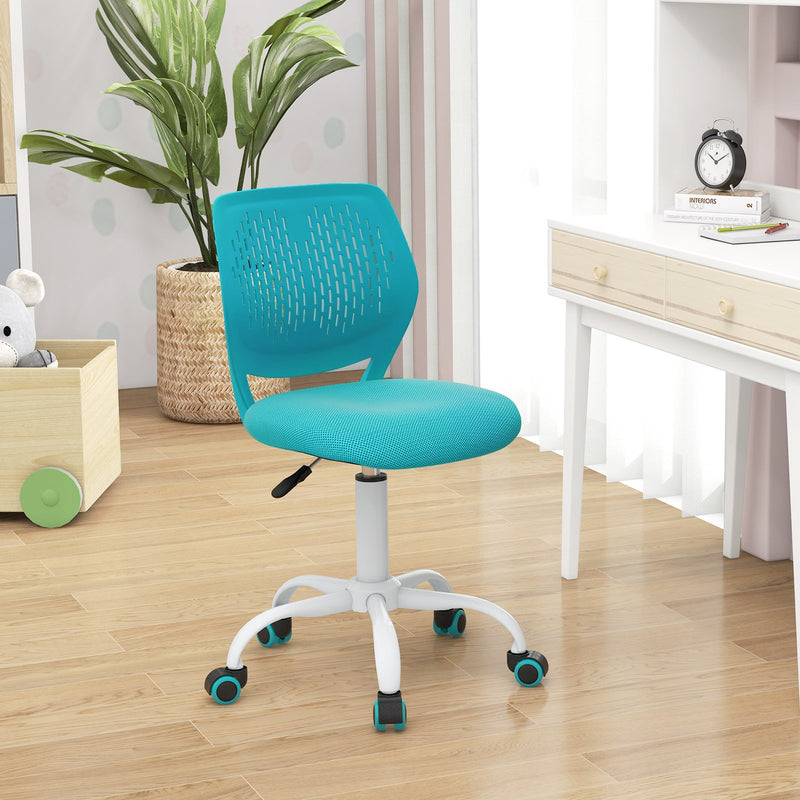 *Ergonomic Children Study Chair with Adjustable Height - Turquoise