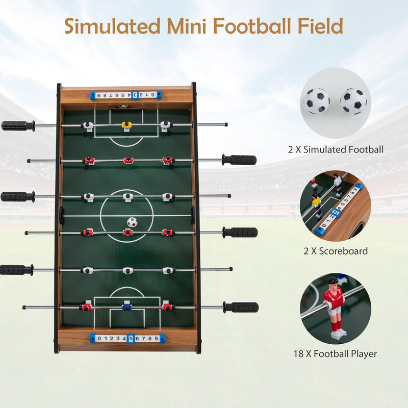 *27 Inch Foosball Table Mini Tabletop Soccer Game