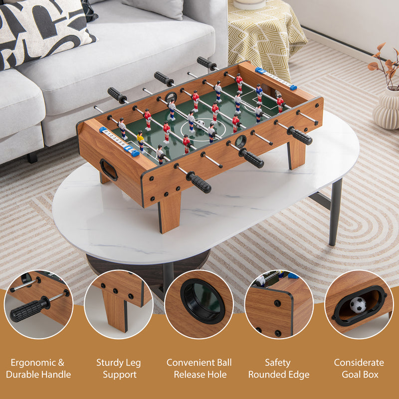 *27 Inch Foosball Table Mini Tabletop Soccer Game