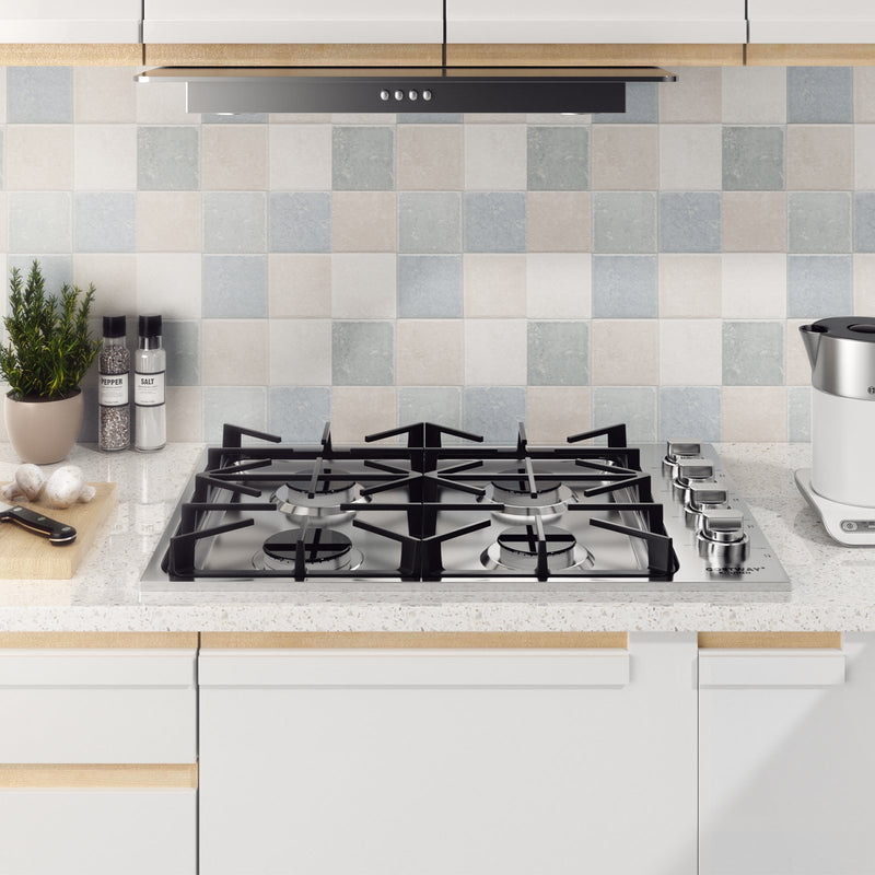 *30/36 Inch Gas Cooktop with 4/6 Powerful Burners and ABS Knobs - 30 inches