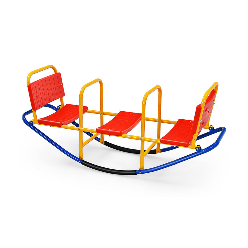 *Outdoor Kids Seesaw Swivel Teeter for 3 to 8 Years Old - Red