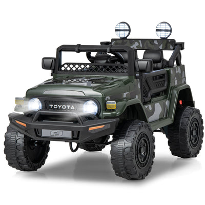 12V 7Ah Licensed Toyota FJ Cruiser Electric Car with Remote Control-Camo
