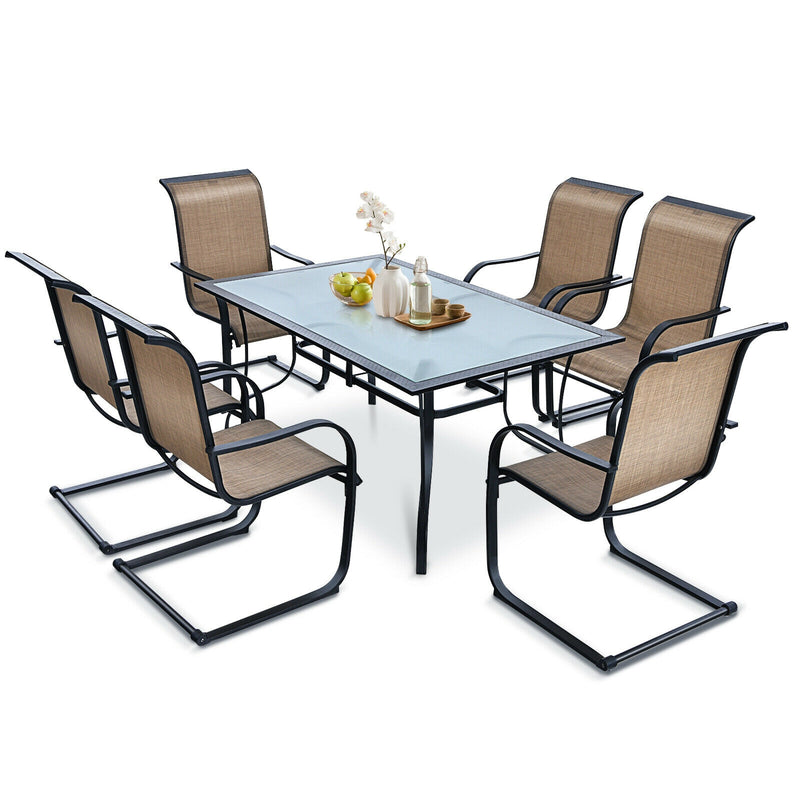 60 x 38 Inch All Weather Rectangular Patio Dining Table