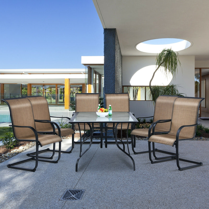 60 x 38 Inch All Weather Rectangular Patio Dining Table