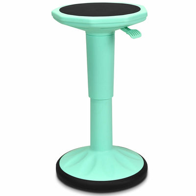 *Adjustable-Height Wobble Chair Active Learning Stool for Office Stand Up Desk - Green