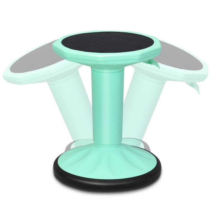 *Adjustable-Height Wobble Chair Active Learning Stool for Office Stand Up Desk - Green